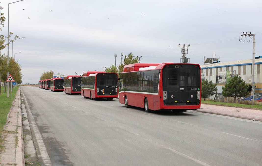 Başkan Altay 'hayırlı olsun' diyerek duyurdu! 10 otobüs daha filoya katıldı 3